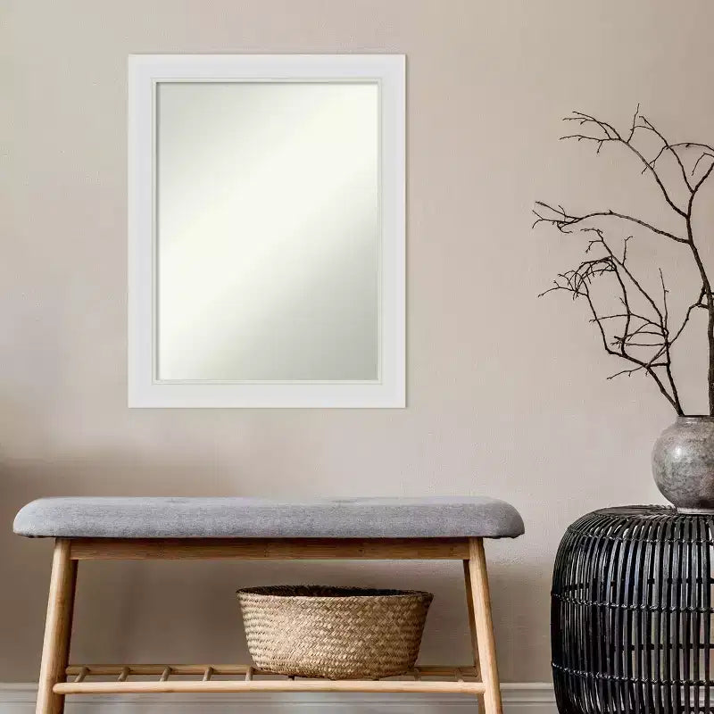 Specchio da parete stretto Flair da 22" x 28", stile moderno - Amanti Art: include l'hardware per il montaggio