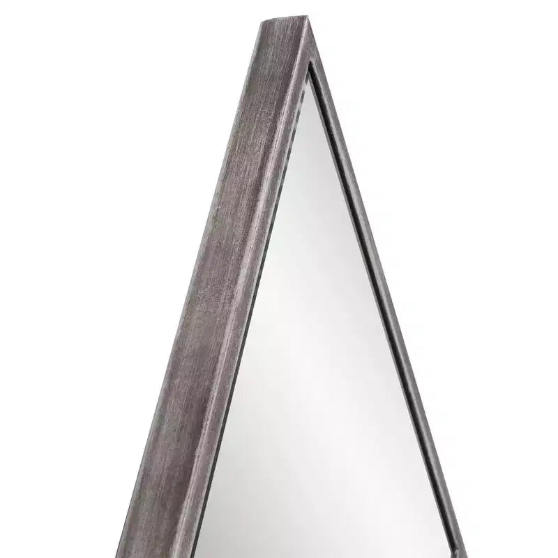 Specchio da parete a forma di diamante Howard Elliott 35.5"x23.5" con cornice in metallo a riquadri: Arredamento moderno, nessun assemblaggio richiesto