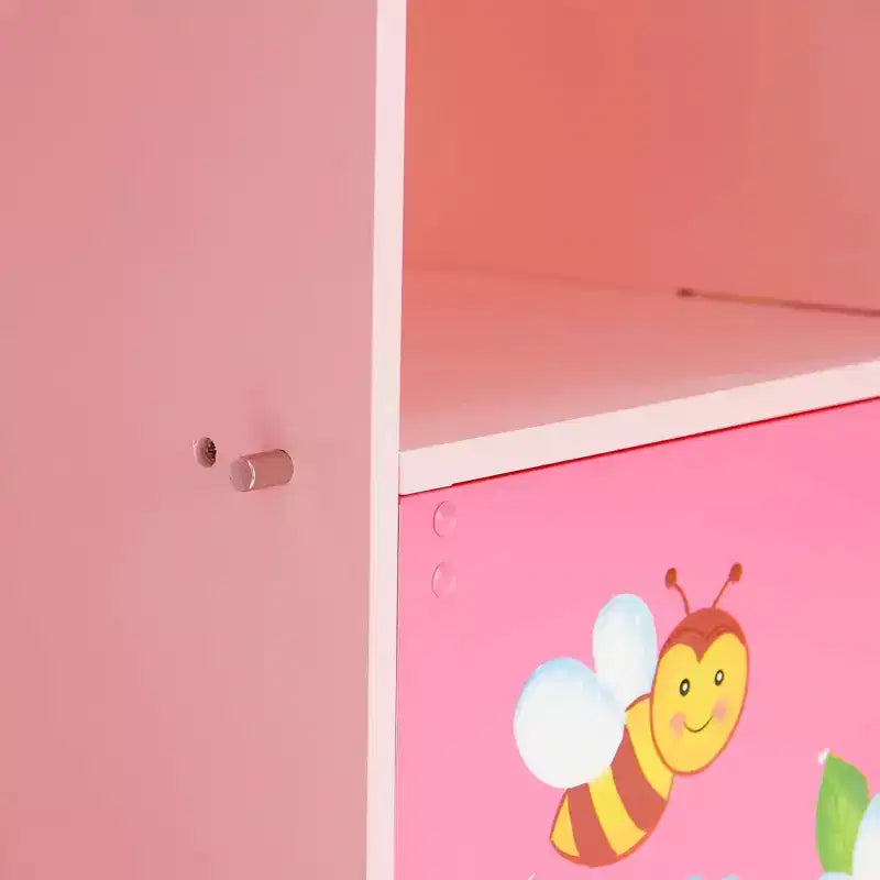 Magic Garden Scaffale per bambini a cubo regolabile rosa - Fantasy Fields by Teamson Kids