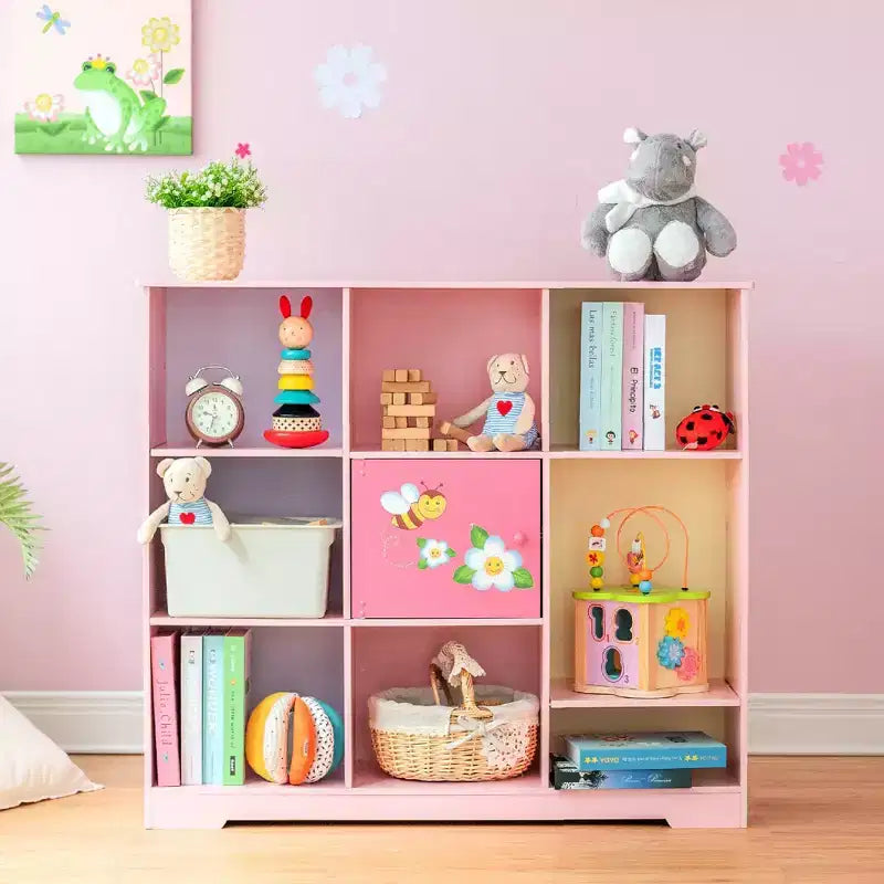 Magic Garden Scaffale per bambini a cubo regolabile rosa - Fantasy Fields by Teamson Kids