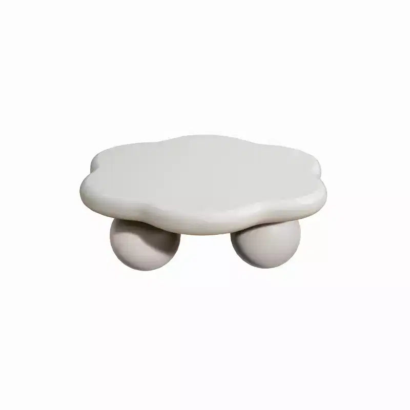 Tavolino da Caffè Moderno a Forma di Nuvola, Tavolino Minimalista con Gambe Sferiche, Tavolino Piccolo per Soggiorno o Appartamento-Panipeachy