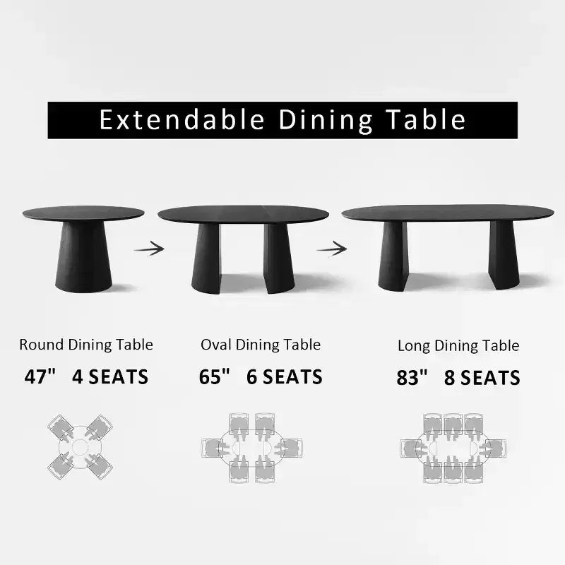 Set da pranzo estensibile 47-83 per 6 persone, tavolo nero e poltrone in ciniglia con gambe in metallo dorato, perfetto per spazi pranzo moderni-Panipeachy