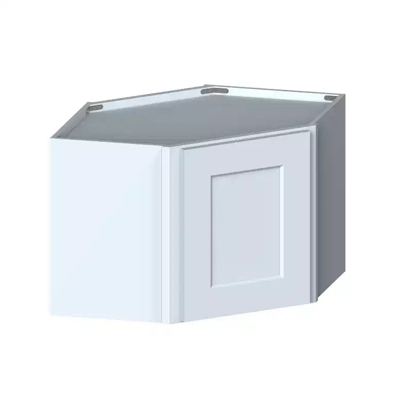 CASAINC Mobiletto base per cucina Shaker 24 L x 18 A x 12 P, telaio in legno massello, vernice a base d'acqua a basso contenuto di VOC, chiusura ammortizzata, RTA, grigio tortora