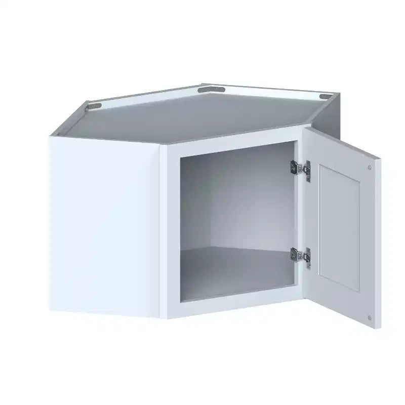 CASAINC Mobiletto base per cucina Shaker 24 L x 18 A x 12 P, telaio in legno massello, vernice a base d'acqua a basso contenuto di VOC, chiusura ammortizzata, RTA, grigio tortora
