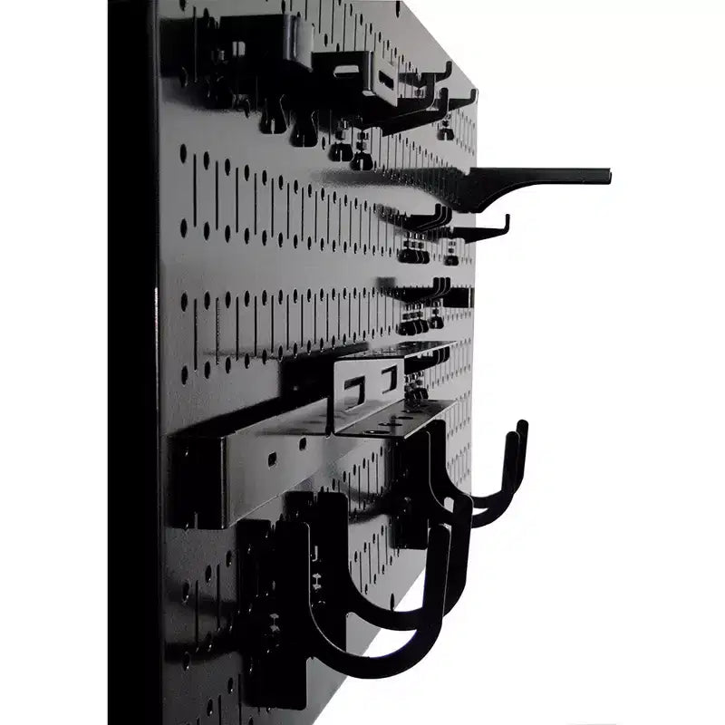 Wall Control 32 x 16 Bacheca portautensili modulare orizzontale in metallo standard per garage e tettoie con staffe di montaggio, viola (confezione da 3)
