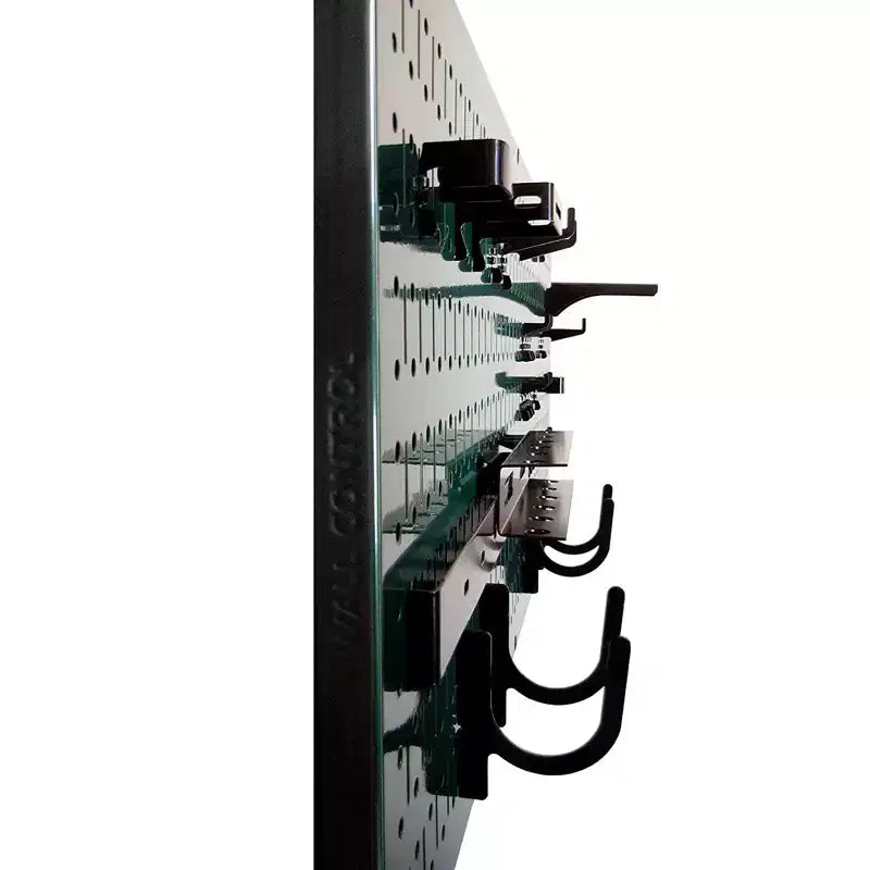 Wall Control 32 x 16 Bacheca portautensili modulare orizzontale in metallo standard per garage e tettoie con staffe di montaggio, viola (confezione da 3)