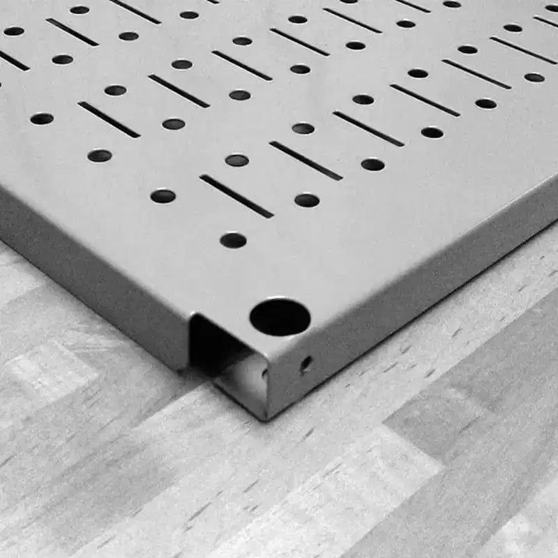 Wall Control 32 x 16 Bacheca portautensili modulare orizzontale in metallo standard per garage e tettoie con staffe di montaggio, viola (confezione da 3)