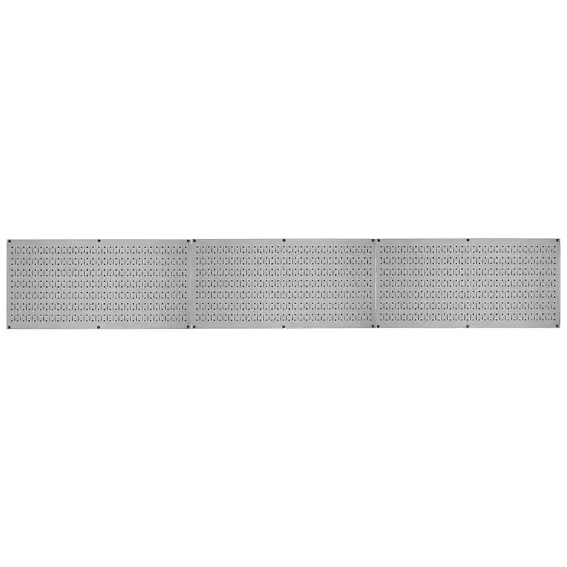 Wall Control 32 x 16 Bacheca portautensili modulare orizzontale in metallo standard per garage e tettoie con staffe di montaggio, viola (confezione da 3)