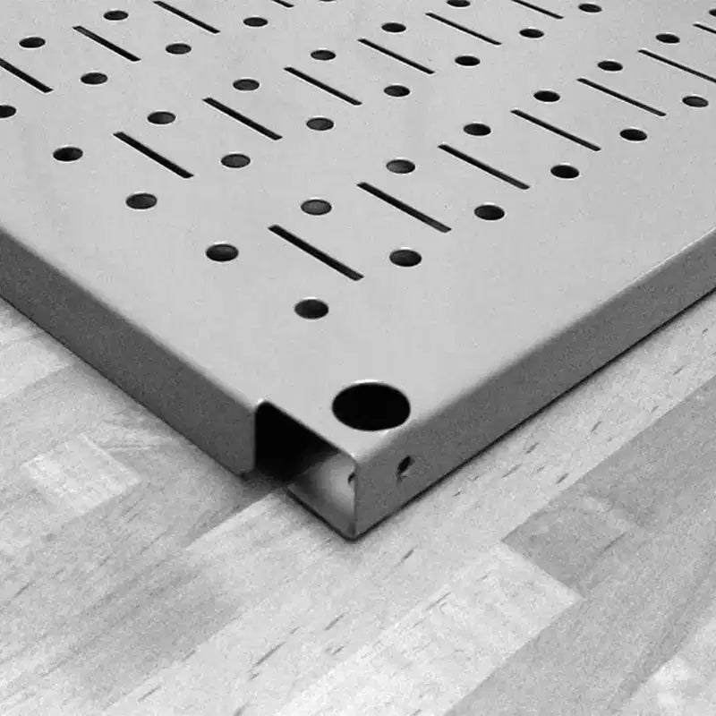 Wall Control 32 x 16 Bacheca portautensili modulare orizzontale in metallo standard per garage e tettoie con staffe di montaggio, viola (confezione da 3)