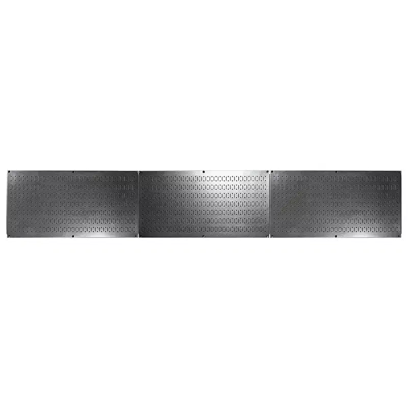 Wall Control 32 x 16 Bacheca portautensili modulare orizzontale in metallo standard per garage e tettoie con staffe di montaggio, viola (confezione da 3)