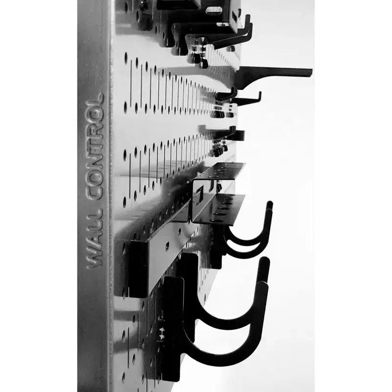 Wall Control 32 x 16 Bacheca portautensili modulare orizzontale in metallo standard per garage e tettoie con staffe di montaggio, viola (confezione da 3)