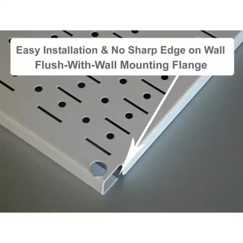 Wall Control 32 x 16 Bacheca portautensili modulare orizzontale in metallo standard per garage e tettoie con staffe di montaggio, viola (confezione da 3)