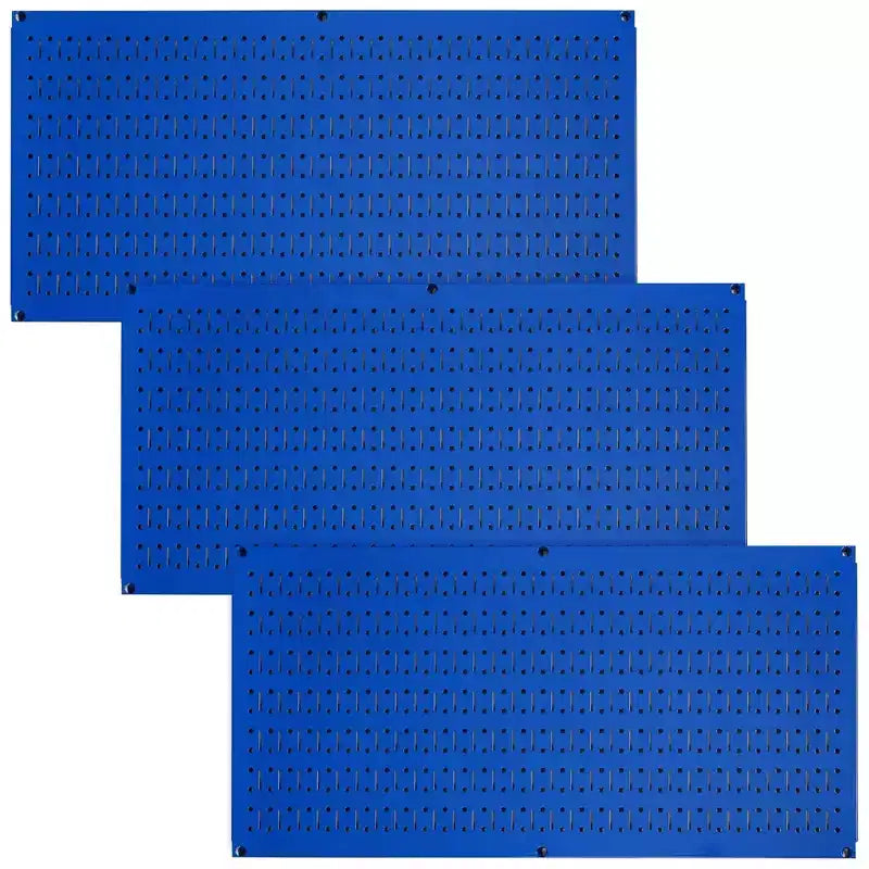 Wall Control 32 x 16 Bacheca portautensili modulare orizzontale in metallo standard per garage e tettoie con staffe di montaggio, viola (confezione da 3)