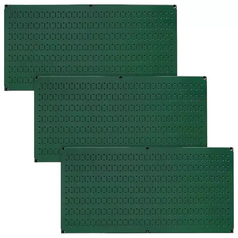 Wall Control 32 x 16 Bacheca portautensili modulare orizzontale in metallo standard per garage e tettoie con staffe di montaggio, viola (confezione da 3)
