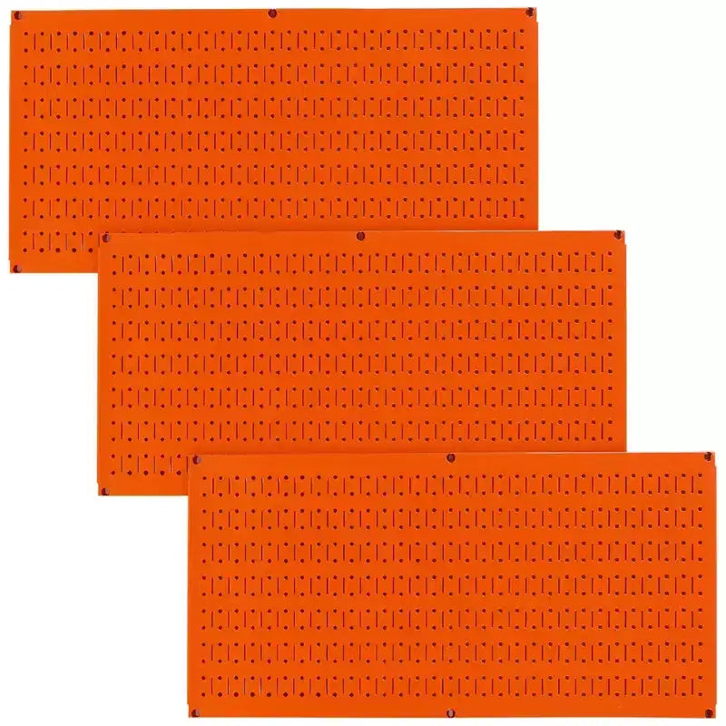 Wall Control 32 x 16 Bacheca portautensili modulare orizzontale in metallo standard per garage e tettoie con staffe di montaggio, viola (confezione da 3)