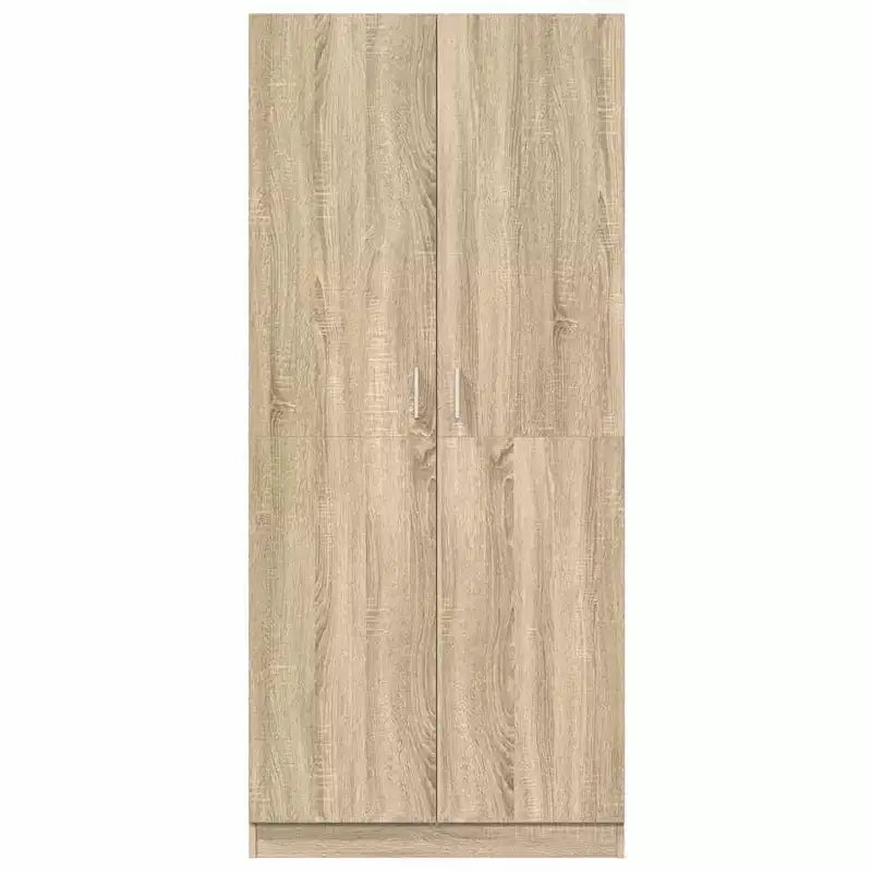 vidaXL Armadio rovere Sonoma Legno multistrato Armadio compatto