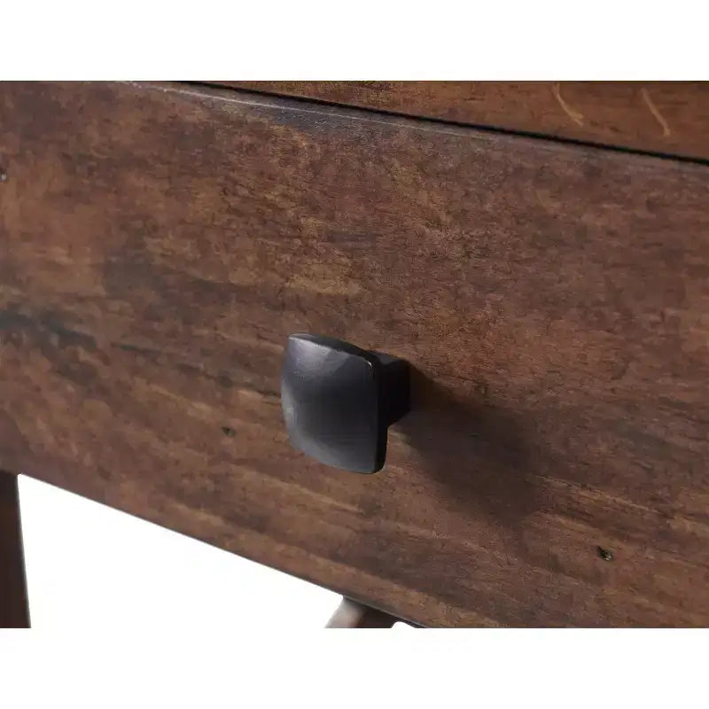 Tavolino quadrato in legno Bridgton da 21" con cassetto color ciliegio - Alaterre Furniture