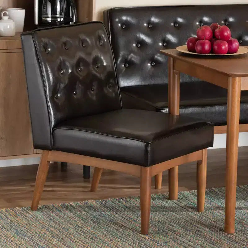Sedia da pranzo Riordan Wood - Baxton Studio