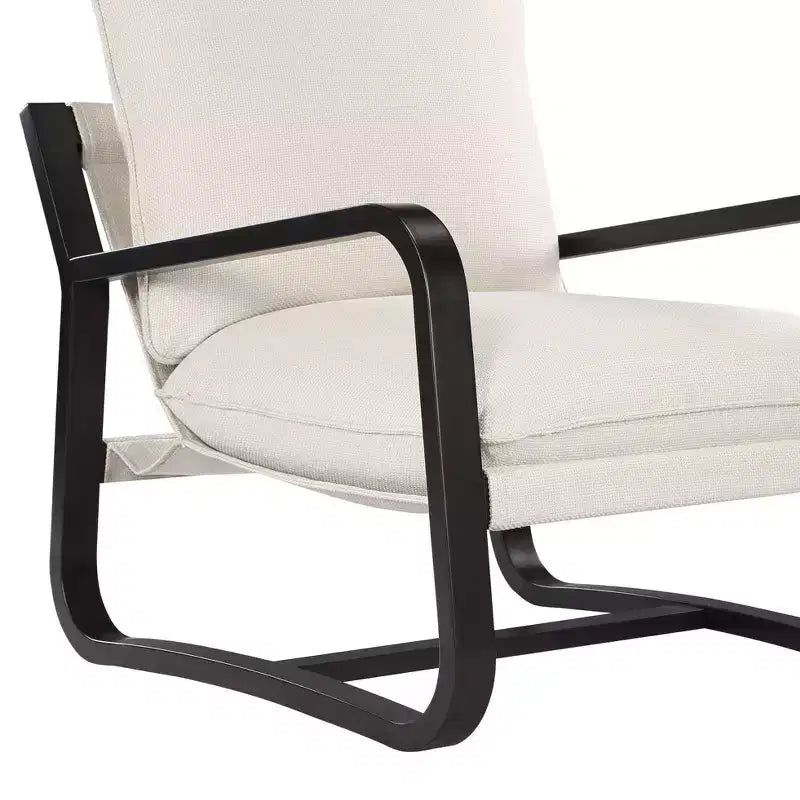 Comfort Pointe Barcellona Sedia a imbragatura in tessuto con struttura in metallo