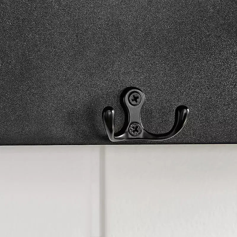 Appendiabiti da ingresso a parete 25,6 x 5,75 con mensola decorativa e ganci - Danya B.