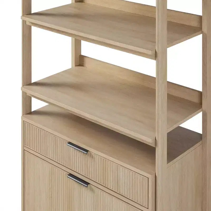 Libreria scanalata Saracina Home da 70"