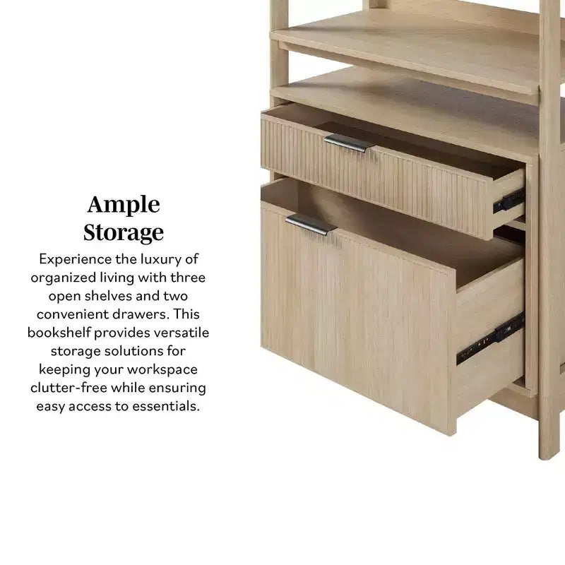 Libreria scanalata Saracina Home da 70"