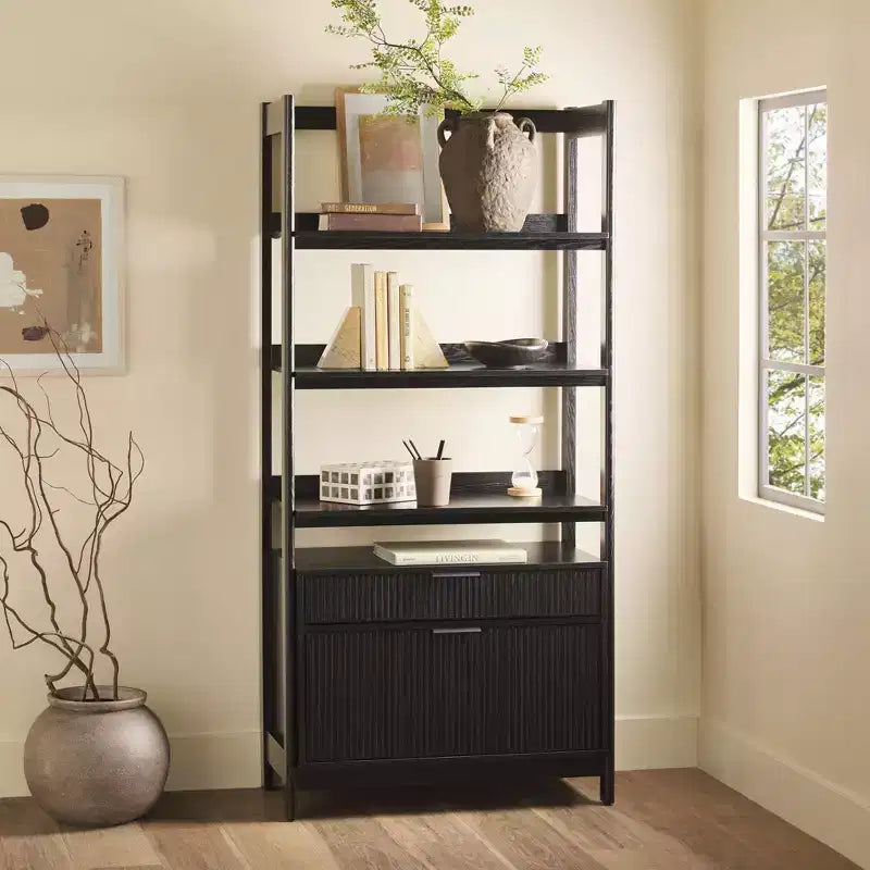 Libreria scanalata Saracina Home da 70"