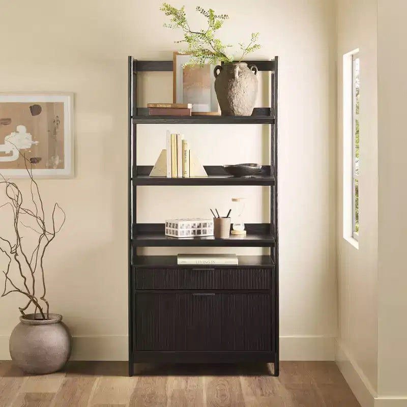Libreria scanalata Saracina Home da 70"