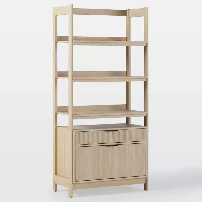 Libreria scanalata Saracina Home da 70"