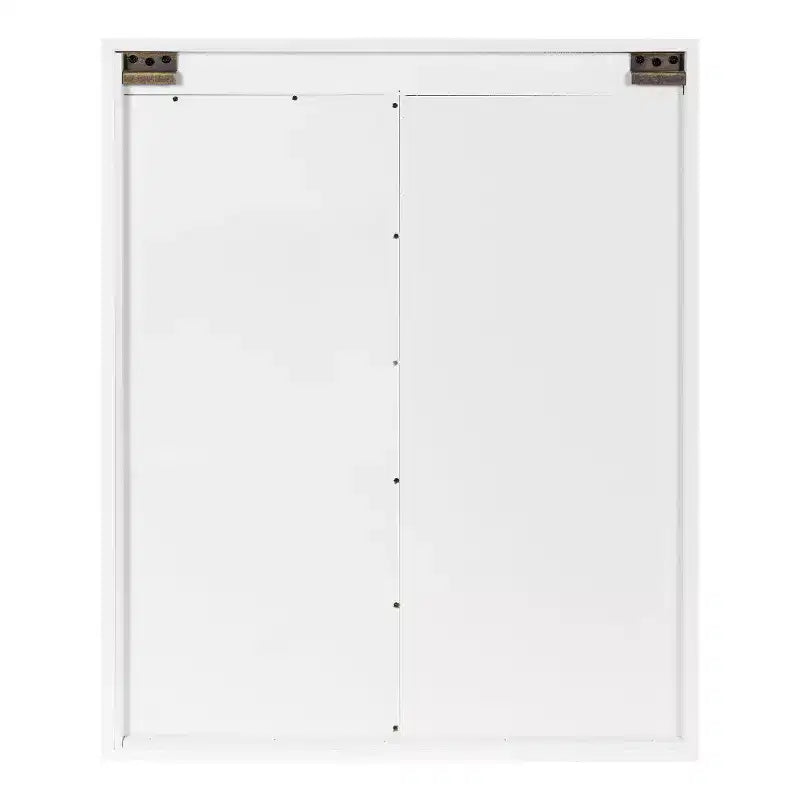 Mobiletto decorativo da parete in legno con specchio e anta scorrevole in stile rustico - Kate & Laurel All Things Decor